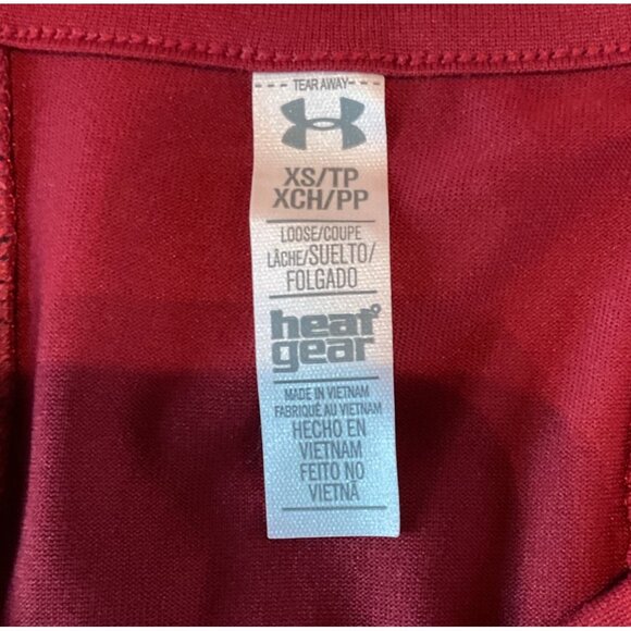 Under Armour Womens Santa Clara University Red HeatGear Racerback Tank Top XS - Picture 5 of 12